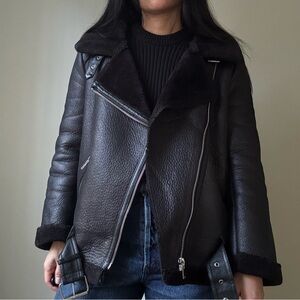 Zara Faux Leather Jacket
